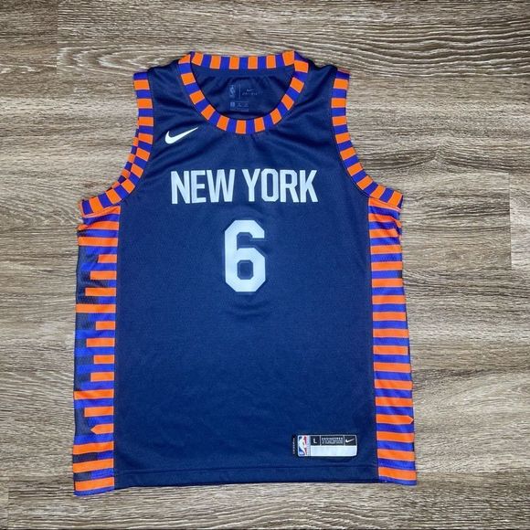 Nike Other - Kids Nike New York Knicks Kristaps Porzingis NBA Basketball Jersey Large Rare